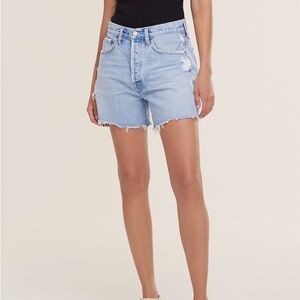 NWT AGOLDE Parker Long Short: Parade Light Size 32